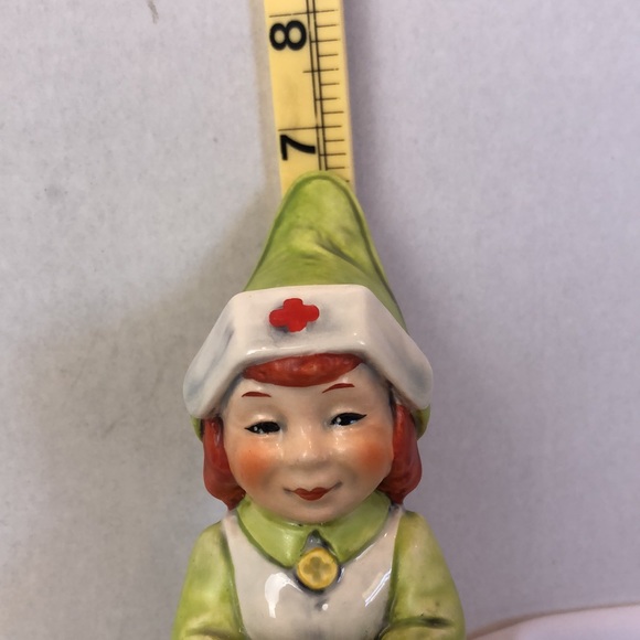 Goebel Co Boy Figurine MARTHE the NURSE Gnome W Germany 1982 Nurse Appreciation - Picture 13 of 13